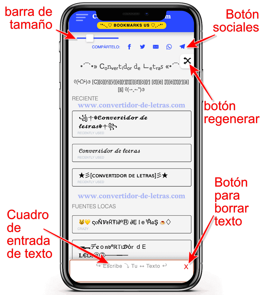 Cómo usar un convertidor de letras