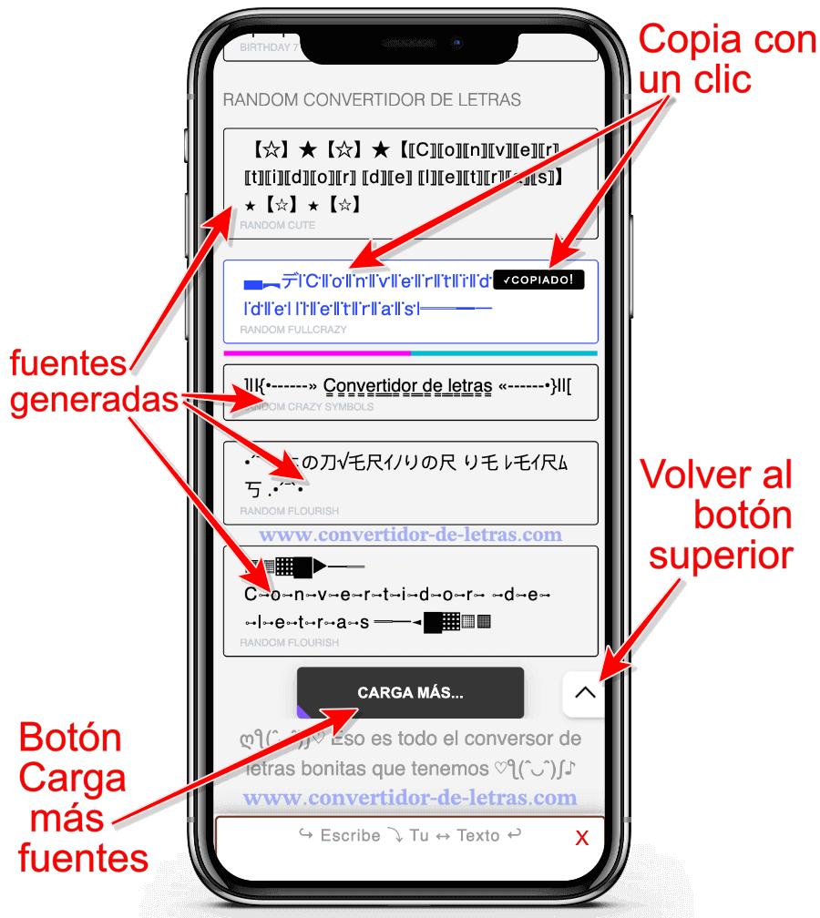 Cómo usar un convertidor de letras
